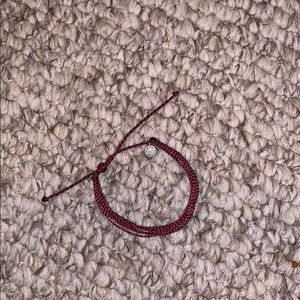maroon pura vida braclet